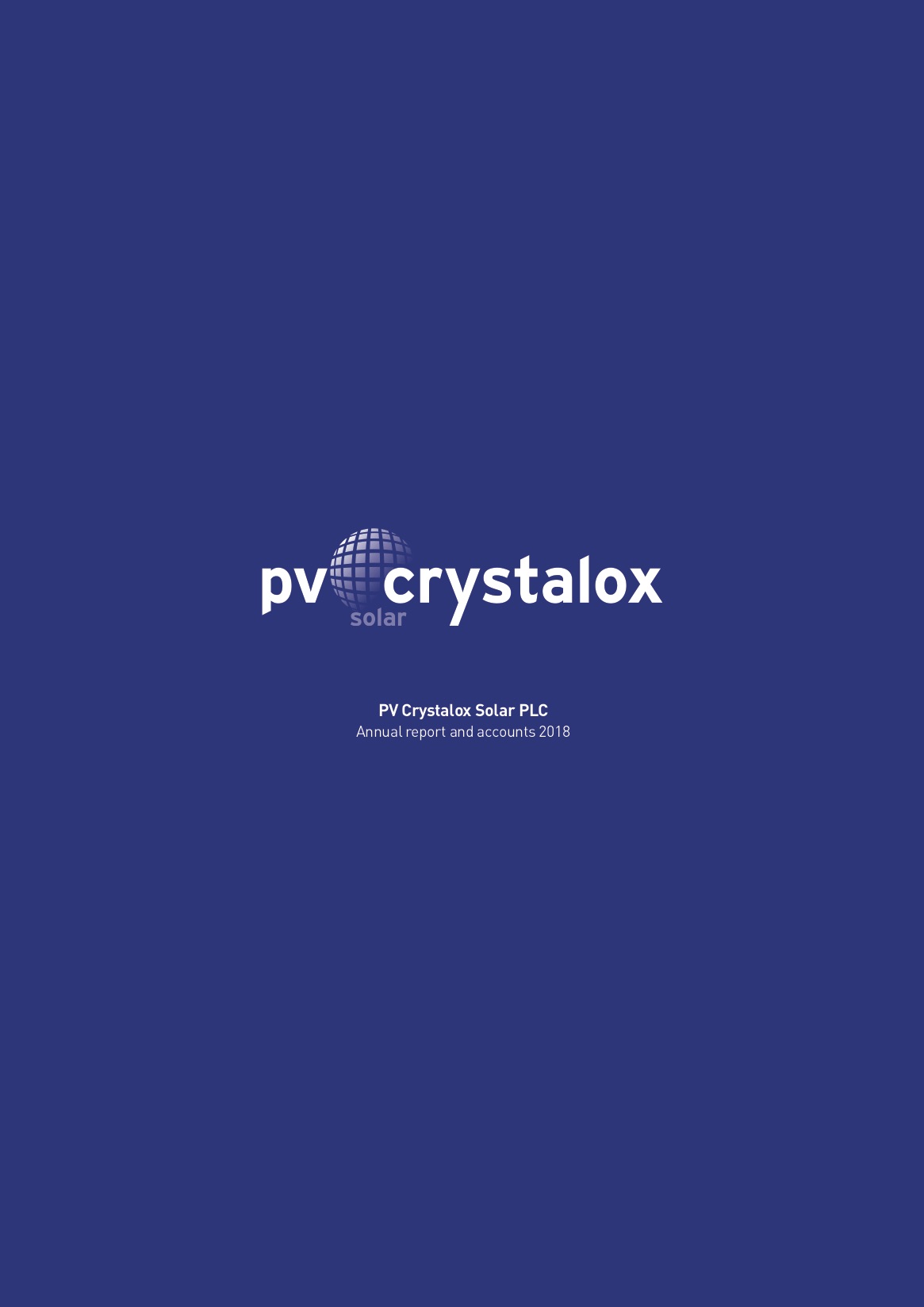 PV Crystalox Annual Report 2018